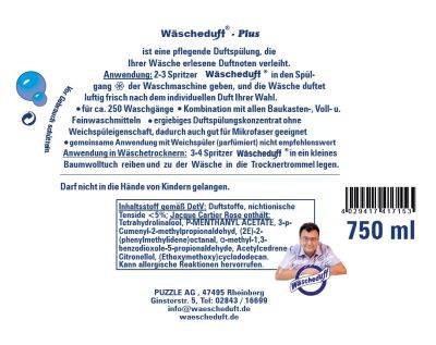 Wäscheduft Plus Jacque Cartier Rose XXL 750ml